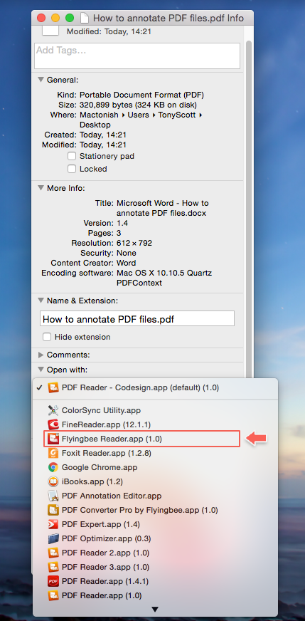 how to open pdf in preview mac os x