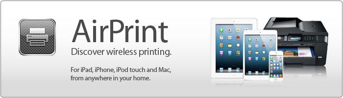 With AirPrint, it's easy to print full quality photos and documents from your Mac, iPhone, iPad, or iPod touch without having to install additional software