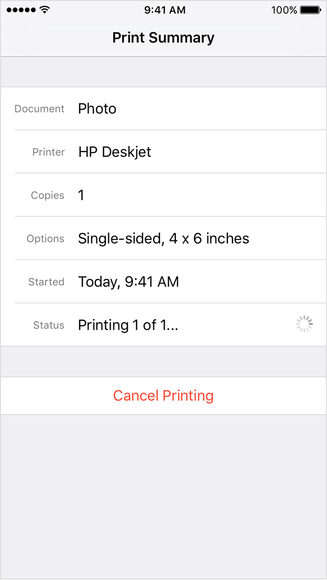 how to print from your iPhone, iPad, or iPod touch to an AirPrint-enabled printer.